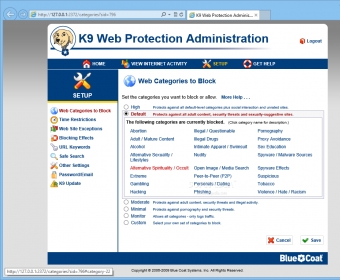 delete k9 web protection