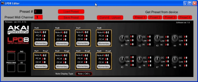 Akai lpd8 editor download mac free