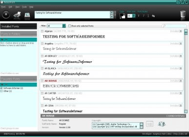 nexus font viewer