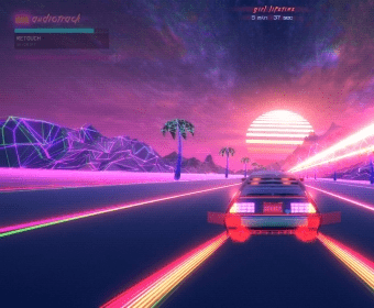 OutDrive Download - An 80s themed car racing game with neon lights, VHS ...