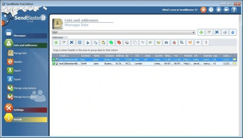 configure sendblaster pro 4