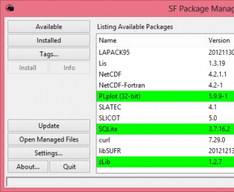 previous version of simply fortran package manager