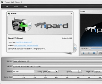 how to us tipard dvd cloner