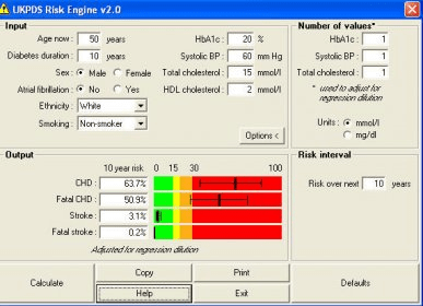 risk engine score for cad