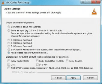 vlc codec pack