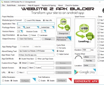 website 2 apk builder pro free