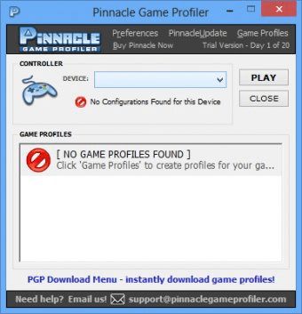 is pinnacle game profiler free