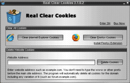 Real Clear Cookies Download - Security software to wipe cookies