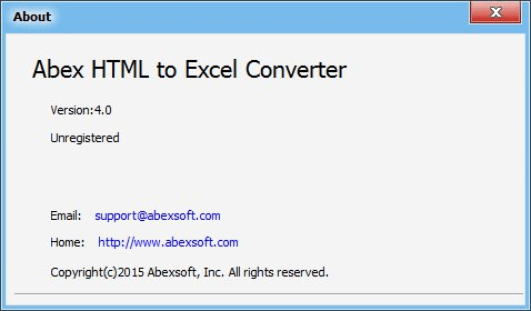 Abex Html To Excel Converter Download Allows You To Convert Html Html To Excel Xls Xlsx Xlsm Documents