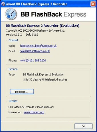 bb flashback express 5 free text box