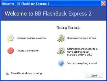 how to stop bb flashback recording