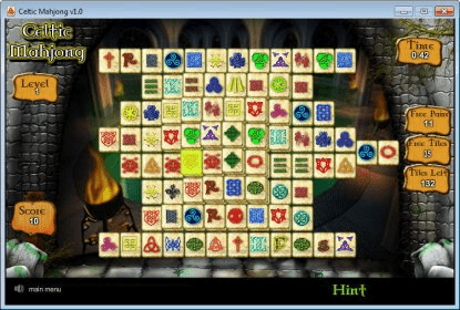 Celtic Mahjong Download - Interesting puzzle level-based game