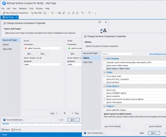 Devart dbForge Schema Compare for MySQL Download - Quick comparison and ...