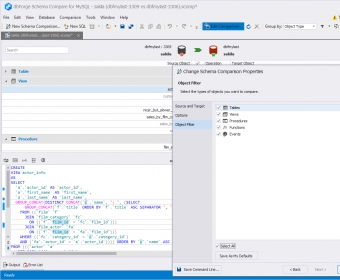 dbForge Schema Compare for MySQL 5.0 Download (Free trial)...