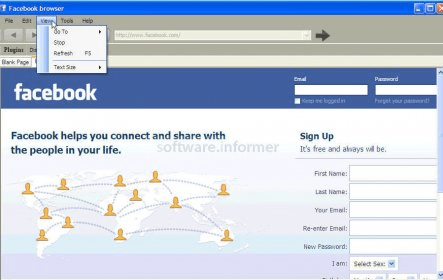 Web version facebook browser Facebook