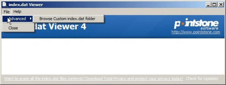 index.dat file reader to restore