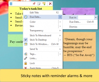 free desktop notepad reminder