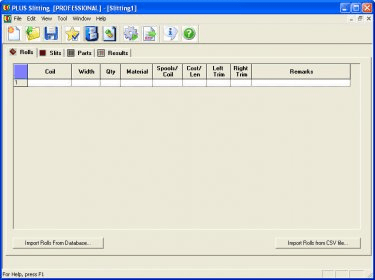 PLUS Slitting Download - PLUS Slitting Software is an Trim optimization