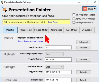 presentation pointer software