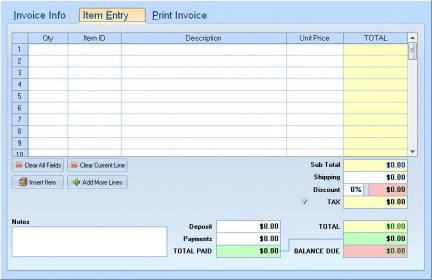 quick invoice app