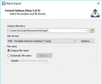 how to set up a specific spot on snagit 8