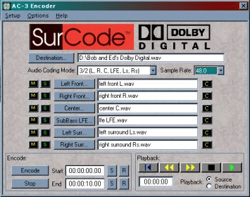 surcode dvd dts encoder free download