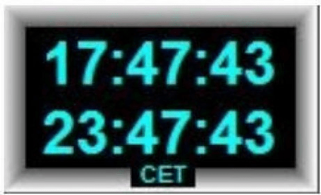 microsoft app utc clock