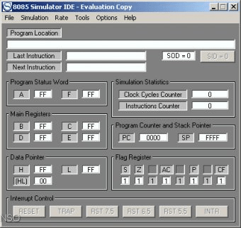 8085 Simulator IDE 2.8 Download (Free trial) - 8085simulatoride.exe