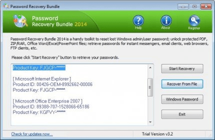 download top password recovery bundle trial