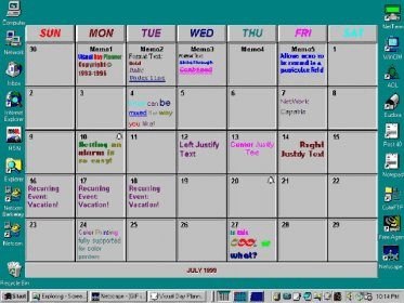 Visual Calendar Planner Download A network enabled calendar that