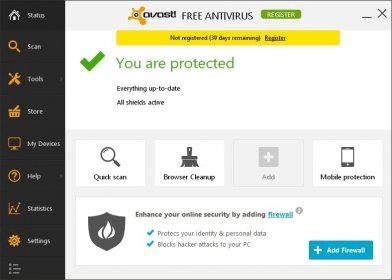 Процесс пользовательского интерфейса avast avastui exe не выполняется