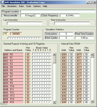 Avr simulator ide как пользоваться