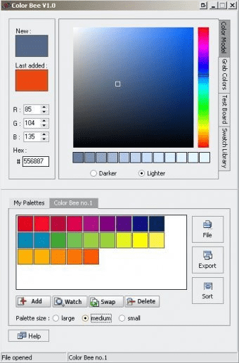 Color Bee Download - Make your own color palettes, sample and store ...