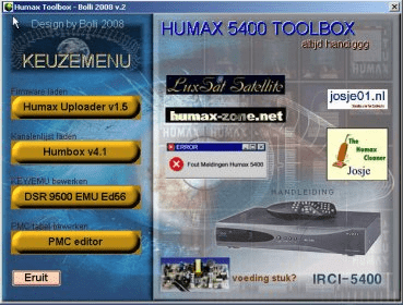download software humax 5400z