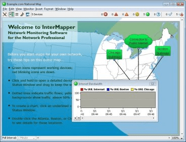 webpage access of intermapper
