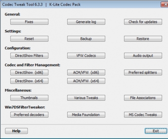K Lite Codec Pack 4 7 Download Free Codectweaktool Exe