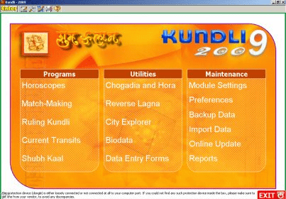 como executar o kundli 2009 no Windows 7