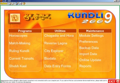 come eseguire kundli 2009 in Windows 7