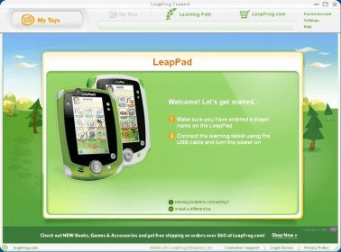 leapfrog connect delete how library