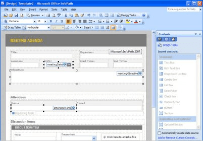 Microsoft office infopath 2007 что это