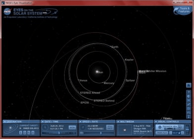 NASA's Eyes Download - Explore the Solar System in 3D, in real time ...