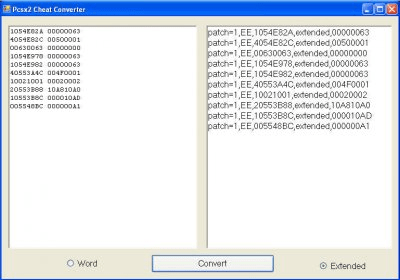 Pcsx2 Cheat Converter Download Designed To Change Raw Codes Into Pscx2 Format