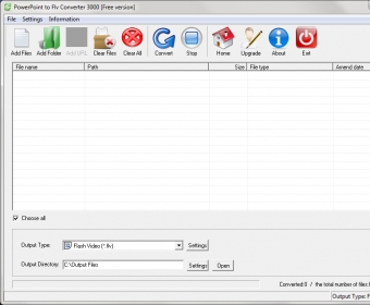 PowerPoint to Flv Converter 3000 Download - Convert multiple PowerPoint ...