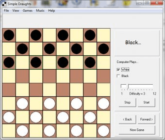 Simple Draughts Download - Play against the computer in this simple ...