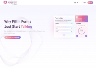 Speaking Form Ui SpeechForms - Software Informer. Voice...