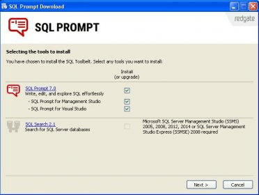 what is sql prompt core