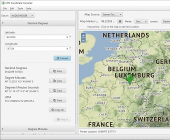 geographic utm coordinate converter free download