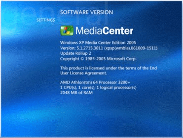 windows xp media center edition 2005 update rollup 2