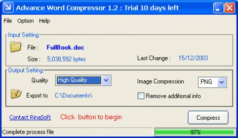 word file compressor software free download