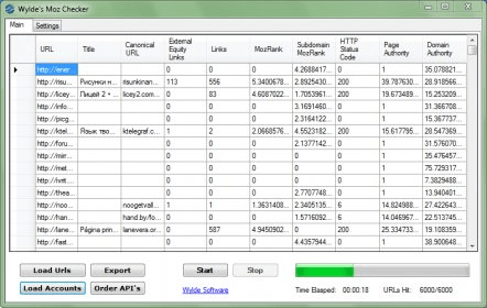 Bulk Moz Checker Download - Using Moz's free api's